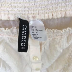 H&M Off-The-Shoulder Button Top